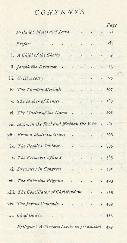 Dreamers of the Ghetto (Published 1924) | I. Zangwill