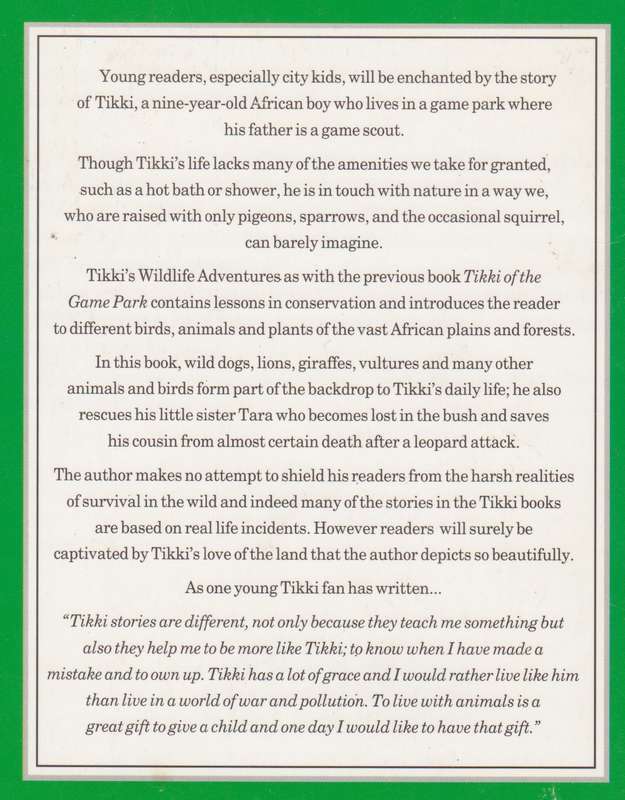 Tikki's Wildlife Adventures (Inscribed by Author) | Z. D. Phiri