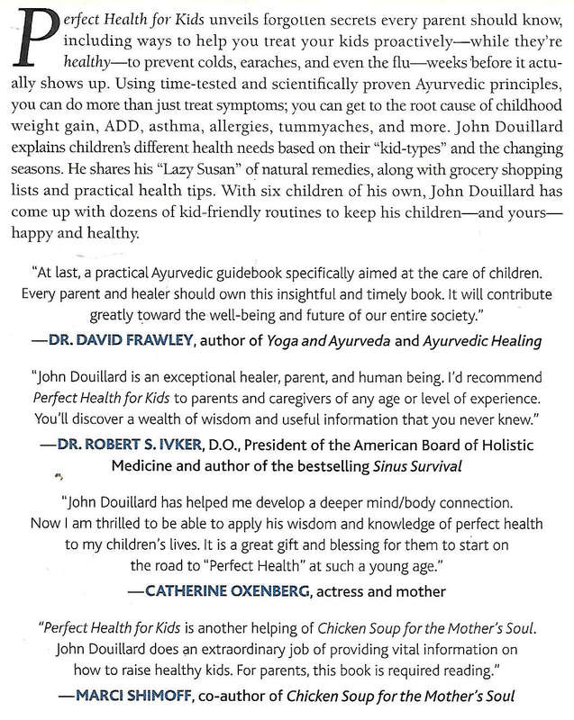 Perfect Health for Kids: Ten Ayurvedic Health Secrets Every Parent Must Know | John Douillard