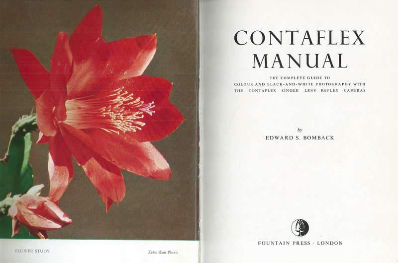 Contaflex Manual: Complete Guide | Edward S. Bomback
