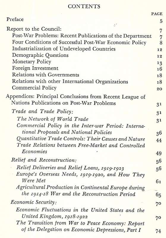 Report to the Council of the Work of the 1943 Joint Session (Economic and Financial Committees, L...