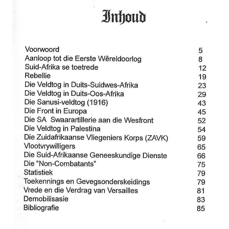 Suid-Afrika in die Eerste Wereldoorlog (1914-1918) | C. J. Nothling