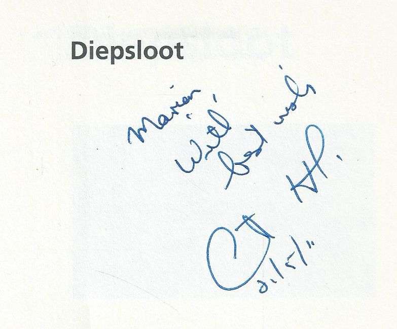 Diepsloot (Inscribed by Author) | Anton Harber