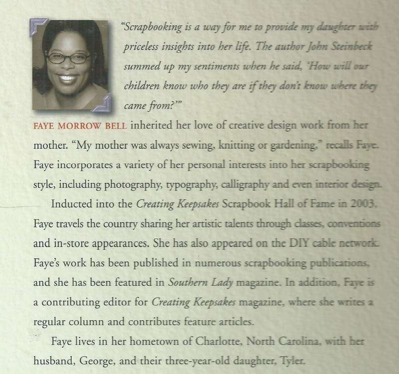 Scrapbooking with Faye Morrow Bell | Faye Morrow Bell