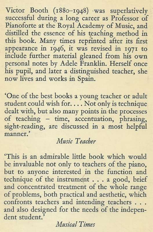 We Piano Teachers | Victor Booth