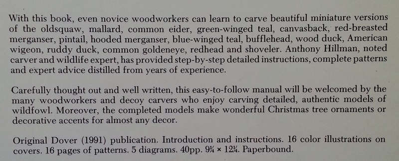 Carving Decorative Miniature Flying Ducks: With Patters and Instructions for 16 Projects | Anthon...