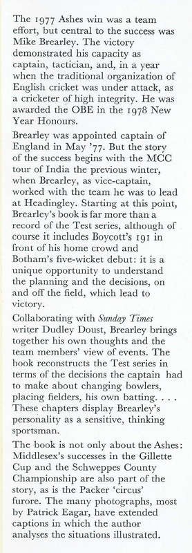 The Return of the Ashes | Mike Brearley