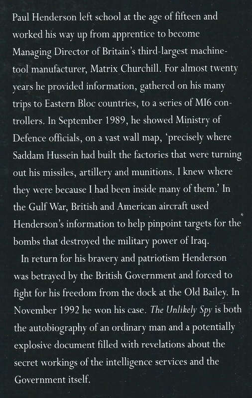 The Unlikely Spy: An Autobiography | Paul Henderson