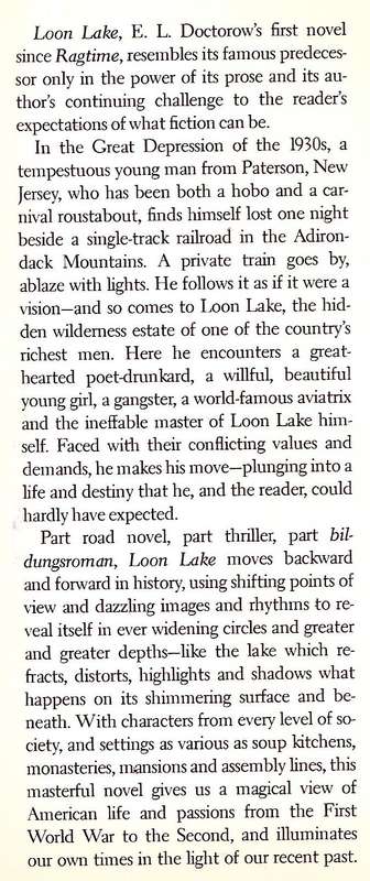 Loon Lake | E. L. Doctorow