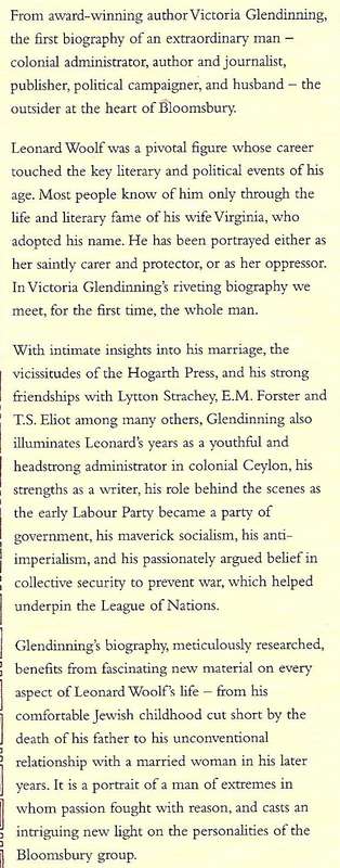 Leonard Woolf: A Life | Victoria Glendinning