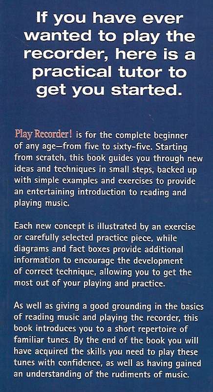 Play Recorder! A First Book for Beginners of All Ages | Simon Henry
