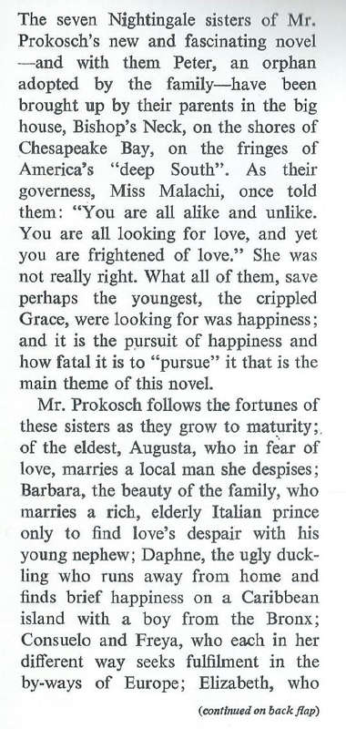 The Seven Sisters (First Edition, 1963) | Frederick Prokosch