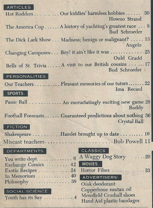 Panic: The Magazine of Merriment and Mirth (Vol. 1 No. 3, November 1958)
