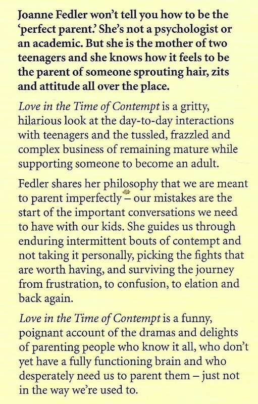 Love in the Time of Contempt: Consolations for Parents of Teenagers (Inscribed by Author) | Joann...