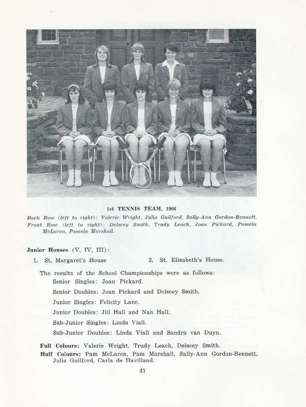 St. Mary's D.S.G. Pretoria (1966 Magazine)