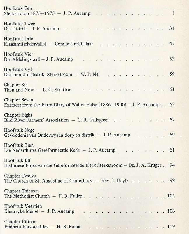 Sterkstroom, 1875-1975: Gedenkboek/Commemoration Album