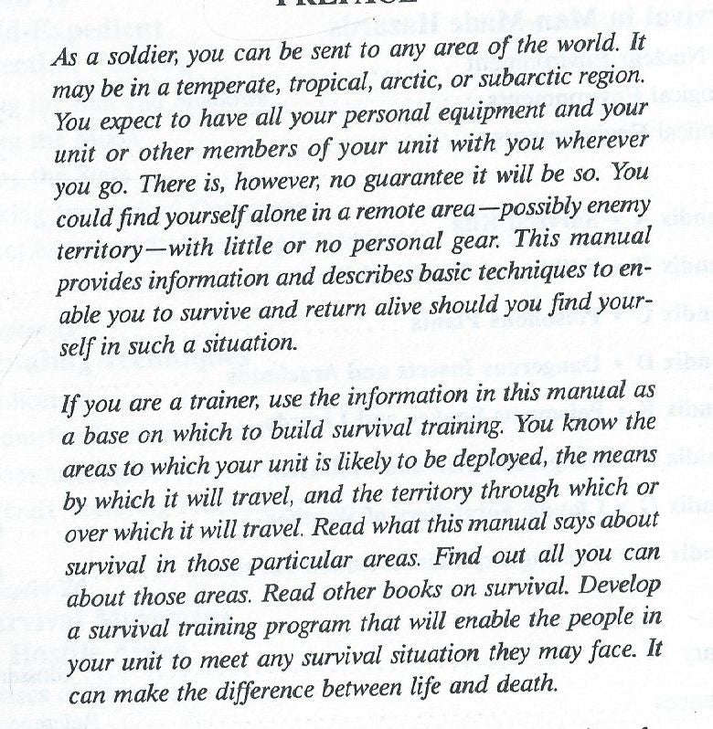 Survival Field Handbook