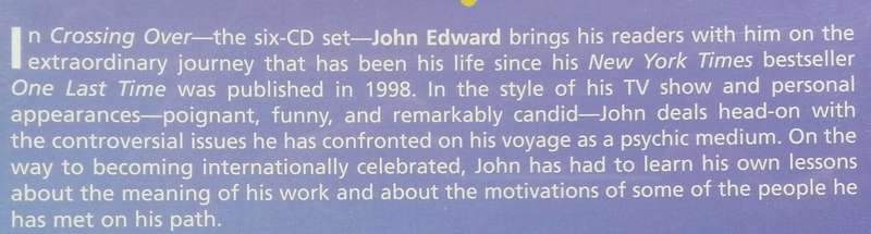 Crossing Over (Read by Author, Abridged, 6 CD Set) | John Edwards