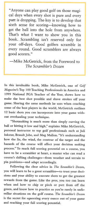The Scrambler's Dozen: The 12 Shots Every Golfer Needs to Score Like the Pros | Mike McGetrick & ...