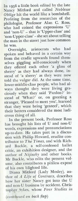 U & Non-U Revisited | Richard Buckle (Ed.)