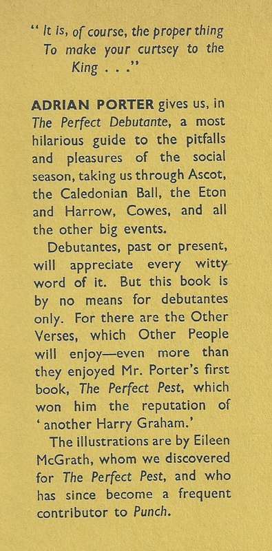 The Perfect Debutante (First Edition, 1937) | Adrian Porter