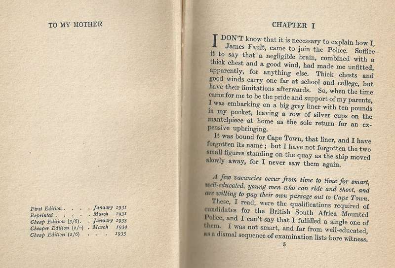 Trooper Fault (Published 1935) | John Lambourne