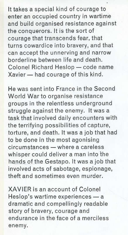 Xavier: The Famous British Agent's Dramatic Account of his Work in the French Resistance | Richar...