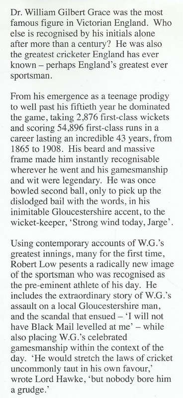 W. G.: A Life of W. G. Grace | Robert Low