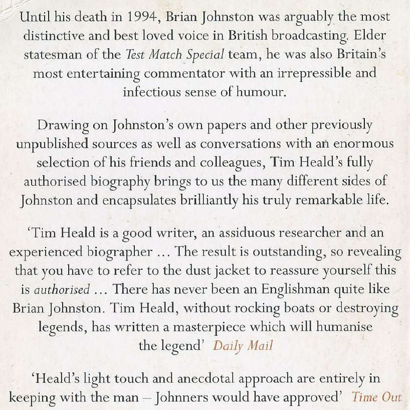 Brian Johnston: The Authorised Biography | Tim Heald