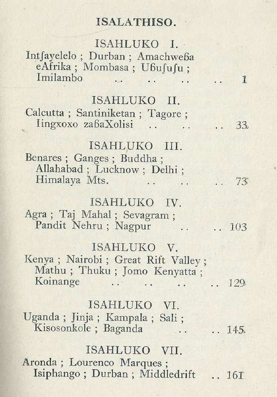 E-Indiya nase East Africa (isiXhosa) | D. D. T. Jabavu