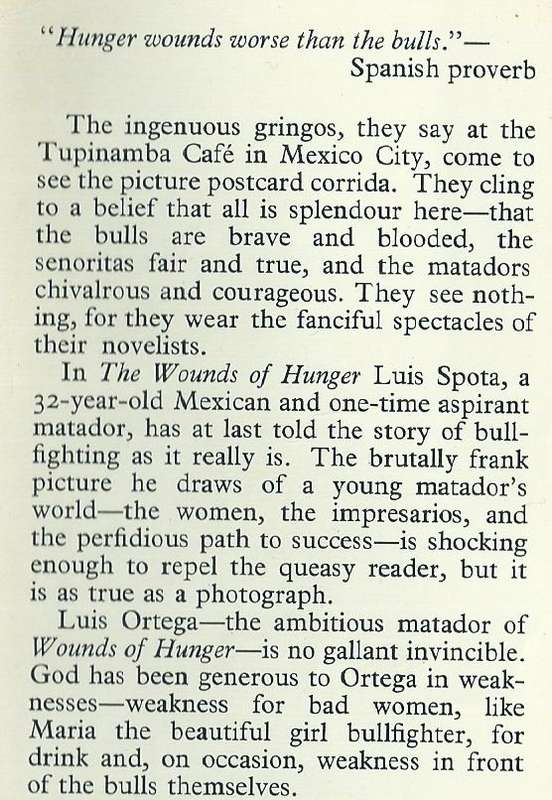 The Wounds of Hunger | Luis Spota