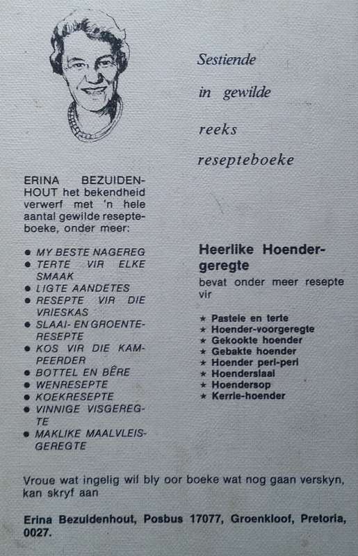 Heerlike Hoendergeregte (Afrikaans) | Erina Bezuidenhout