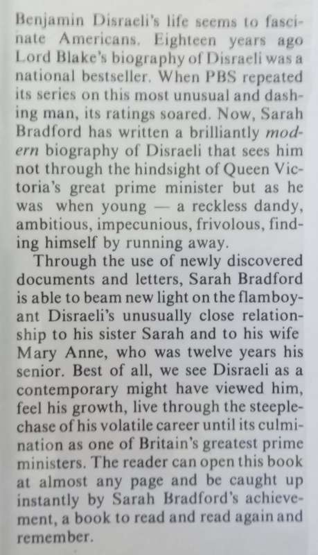 Disraeli | Sarah Bradford