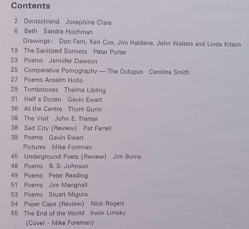 Ambit: A Quarterly of Poems, Short Stories, Drawings and Criticism (1970, Nos. 42-45)