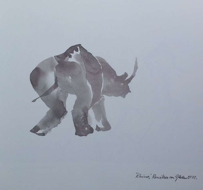 Elephants in Ink | Roswitha von Glehn