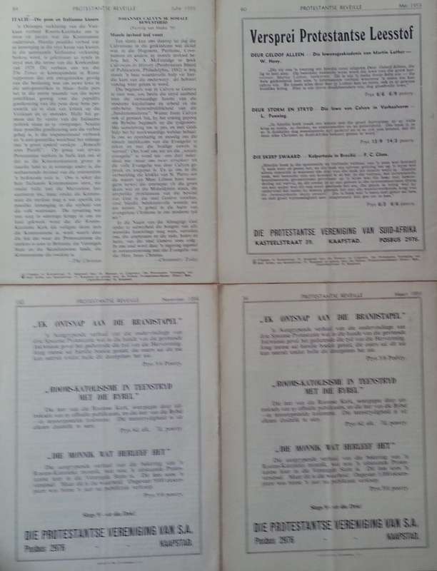 Collection of 15 Issues of "Protestantse Reveille" (Afrikaans)