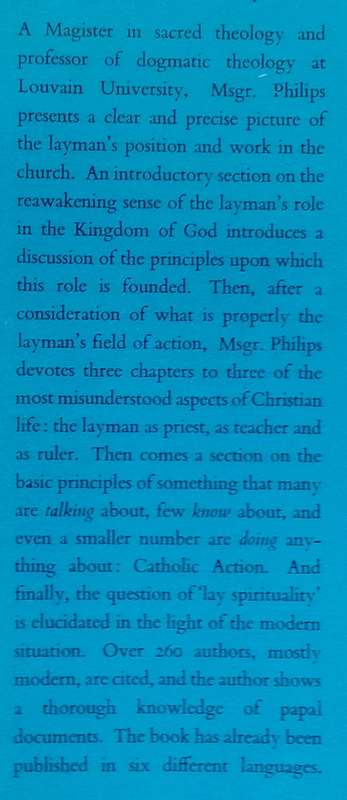 The Role of the Laity in the Church | Gerard Philips