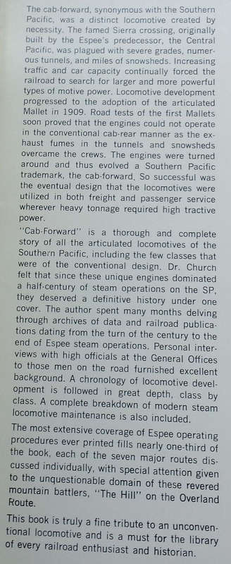 Cab-Forward: The Story of Southern Pacific Articulated Locomotives | Robert J. Church