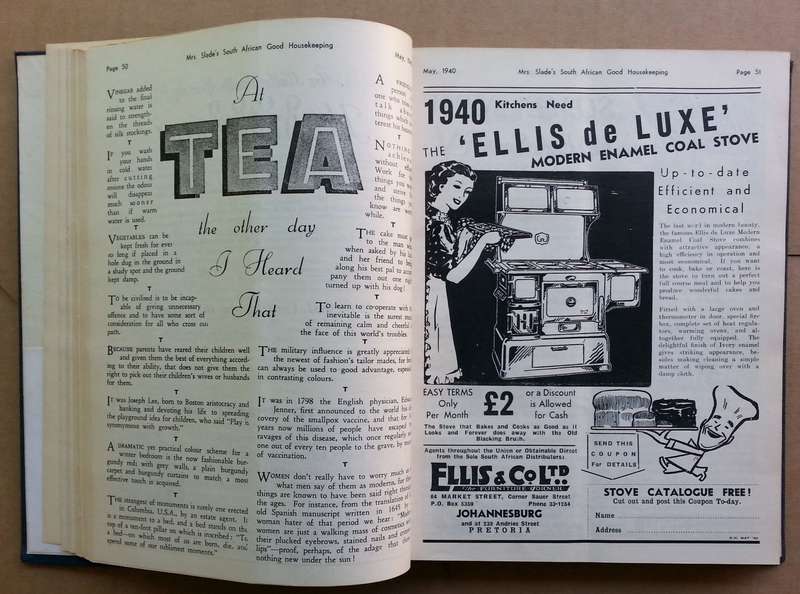 Mrs. Salde's South African Good Housekeeping (Vol. 6. 1940-1941)