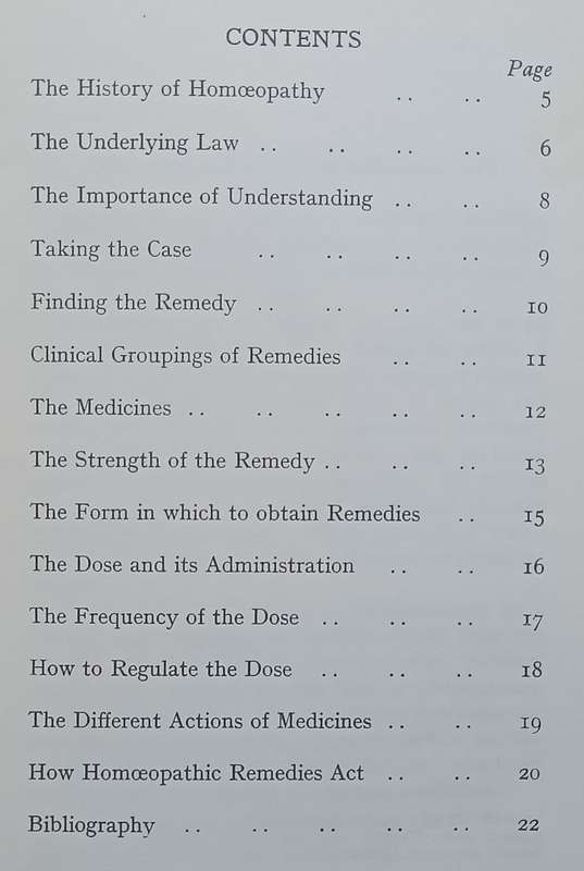 A Small Guide to the Principles of Homoeopathic Prescribing
