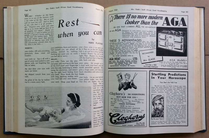 Mrs. Salde's South African Good Housekeeping (Vol. 6. 1940-1941)