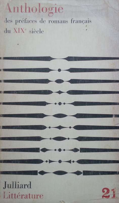 Anthologie des Prefaces de Romans Francais du XIX Siecle (French)
