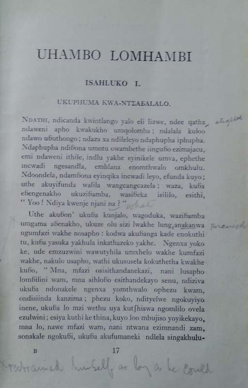 UHambo lomHambi (IsiXhosa Translation of The Pilgrim's Progress) | John Bunyan
