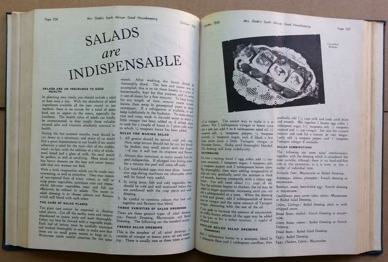 Mrs. Salde's South African Good Housekeeping (Vol. 6. 1940-1941)