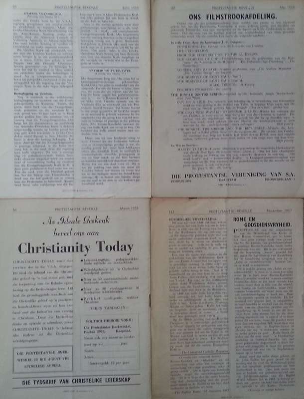 Collection of 15 Issues of "Protestantse Reveille" (Afrikaans)