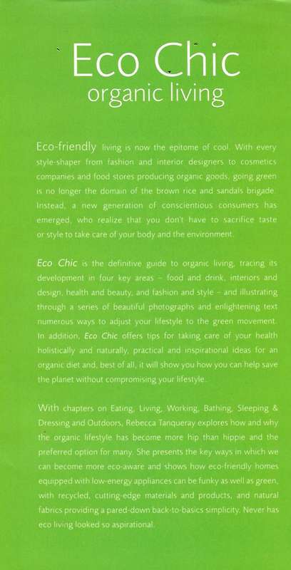 Eco chic Organic Living | Rebecca Taqueray