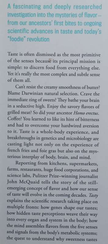 Tasty: The Art and Science of What We Eat | John McQuaid