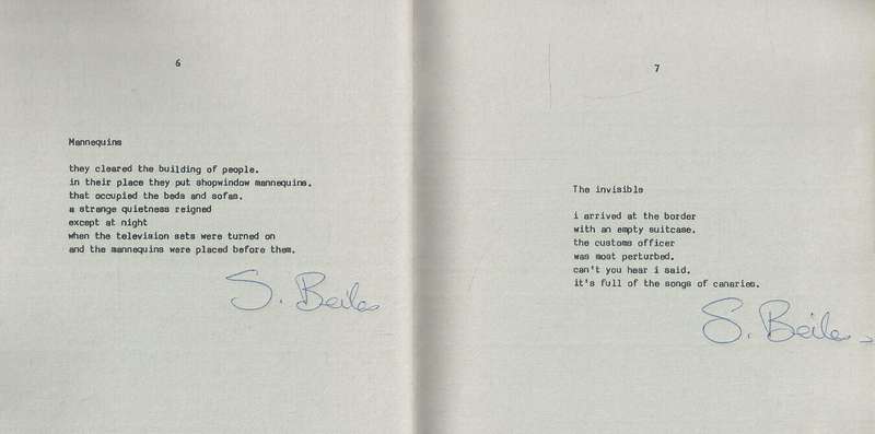 Poems Under Suspicion & Poems on Bits of Paper: A Dual Anthology (Signed by Authors, Inscribed by...