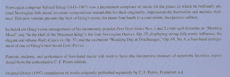 Norwegian Dances, Waltz-Caprices | Edvard Grieg