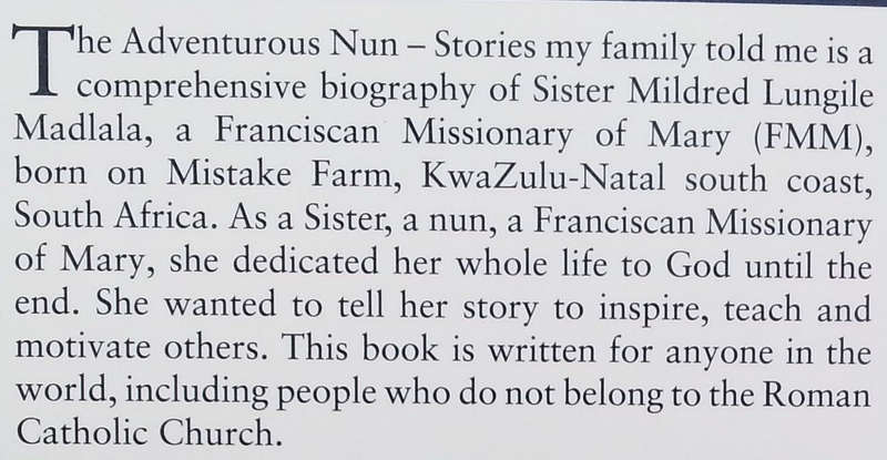 The Adventurous Nun: Stories my Family Told Me, Biography of Sister Mildred Lungile Madala | Marc...